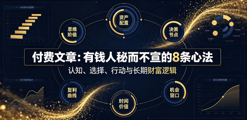 付费文章：有钱人秘而不宣的8条心法-超级会员网