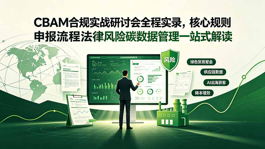 CBAM合规实战研讨会全程实录，核心规则申报流程法律风险碳数据管理一站式解读-超级会员网