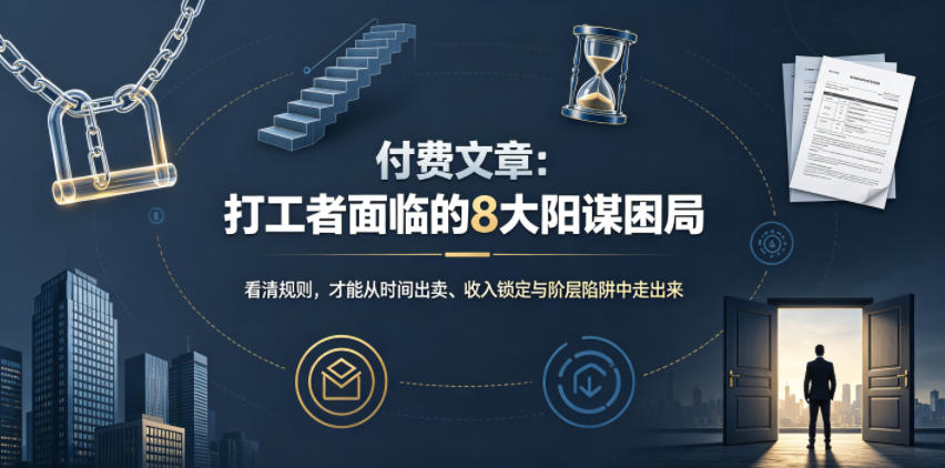 付费文章：打工者面临的8大阳谋困局-超级会员网
