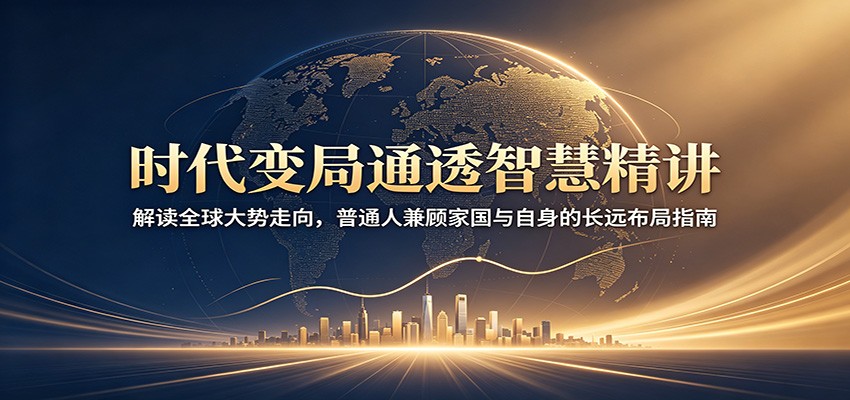 时代变局通透智慧精讲：解读全球大势走向，普通人兼顾家国与自身的长远布局指南-超级会员网