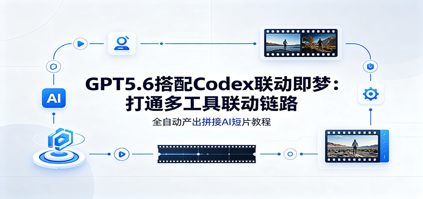 GPT5.6搭配Codex联动即梦：打通多工具联动链路，全自动产出拼接AI短片教程-超级会员网