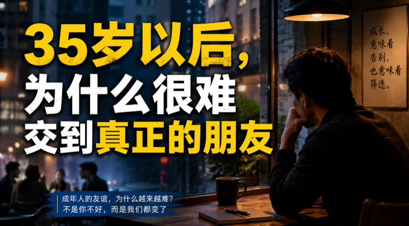 付费文章：35岁以后，为什么很难交到真正的朋友-超级会员网