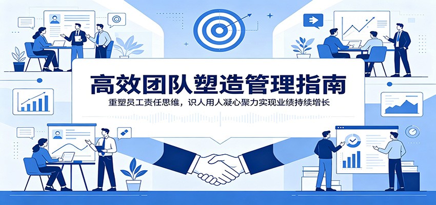 高效团队塑造管理指南：重塑员工责任思维，识人用人凝心聚力实现业绩持续增长-超级会员网