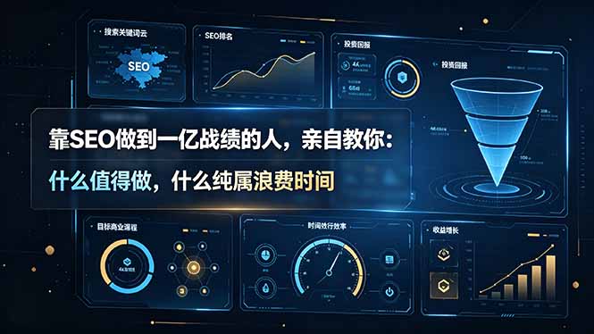 靠SEO做到一亿战绩的人，亲自教你：什么值得做，什么纯属浪费时间【原创双语字幕】-超级会员网
