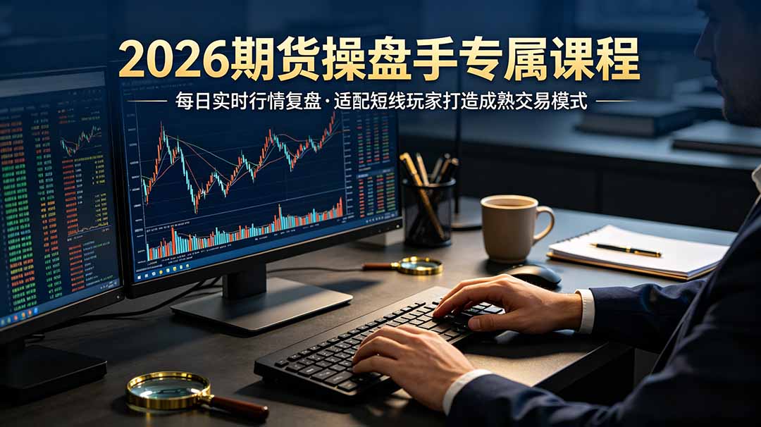 2026期货操盘手专属课程-更新7月11，每日实时行情复盘，适配短线玩家打造成熟交易模式-超级会员网