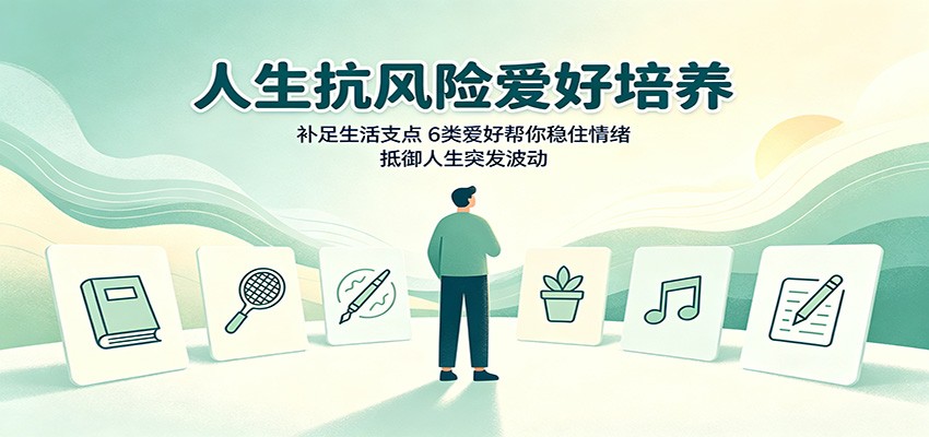 人生抗风险爱好培养：补足生活支点，6类爱好帮你稳住情绪，抵御人生突发波动-超级会员网