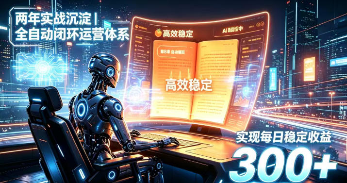 两年实战沉淀｜全自动闭环运营体系，实现每日稳定收益300+【揭秘】-超级会员网