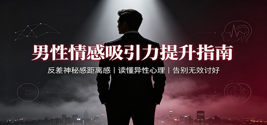 男性情感吸引力提升指南：反差神秘感距离感，读懂异性心理，告别无效讨好-超级会员网
