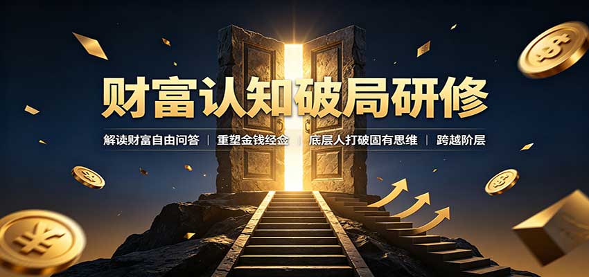 财富认知破局研修：解读"孙割"，重塑金钱观念，底层人打破固有思维跨越阶层-超级会员网