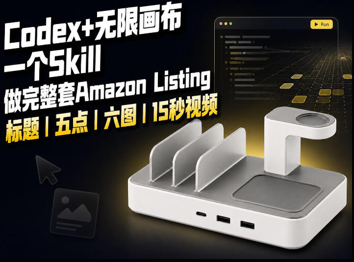 我用一个Codex Skill做完Amazon Listing：标题、五点、六图和视频全流程-超级会员网
