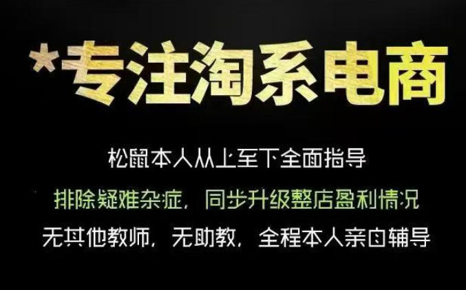 松鼠会电商VIP课程，从基础布局到高阶优化，助你掌握淘宝运营逻辑，提升店铺流量与转化(更新0809)-超级会员网