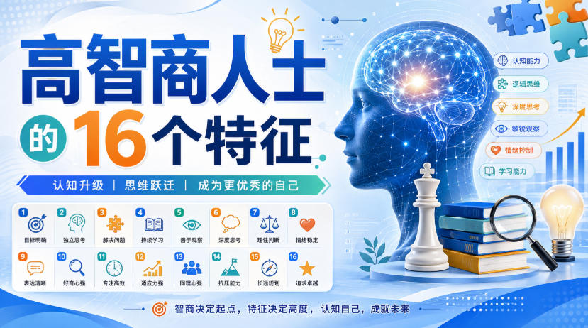 付费文章：高智商人士的16个特征-超级会员网