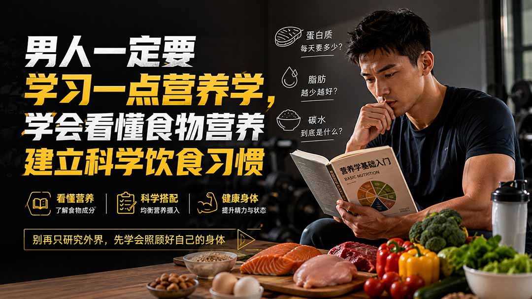 付费文章：男人一定要学习一点营养学，学会看懂食物营养建立科学饮食习惯-超级会员网