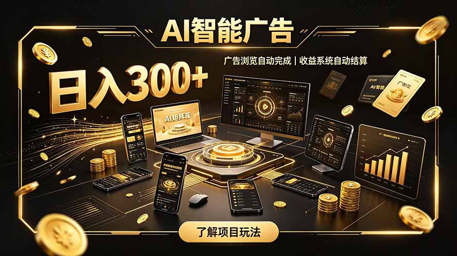 自研 AI 系统|轻资产起步|长期稳定收益|宝妈 上班族轻轻松松日入300+-超级会员网