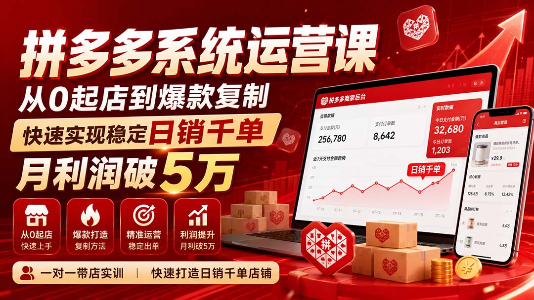 图片[1]-拼多多系统运营课(更新8月-超级会员网