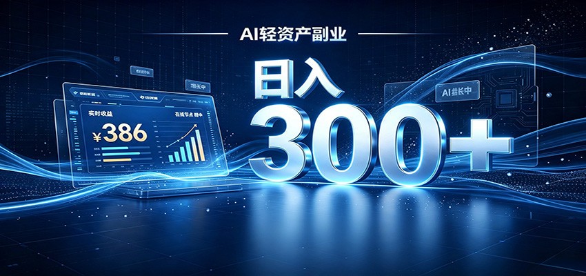 2026 AI轻资产风口，Token中转站小白可入局，日入300+-超级会员网