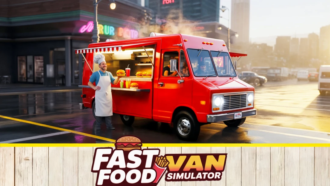 【美版】快餐车模拟器 Fast Food Van Simulator 英语-超级会员网