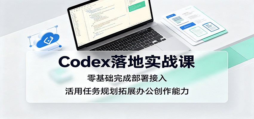 Codex落地实战课：零基础完成部署接入，活用任务规划拓展办公创作能力-超级会员网