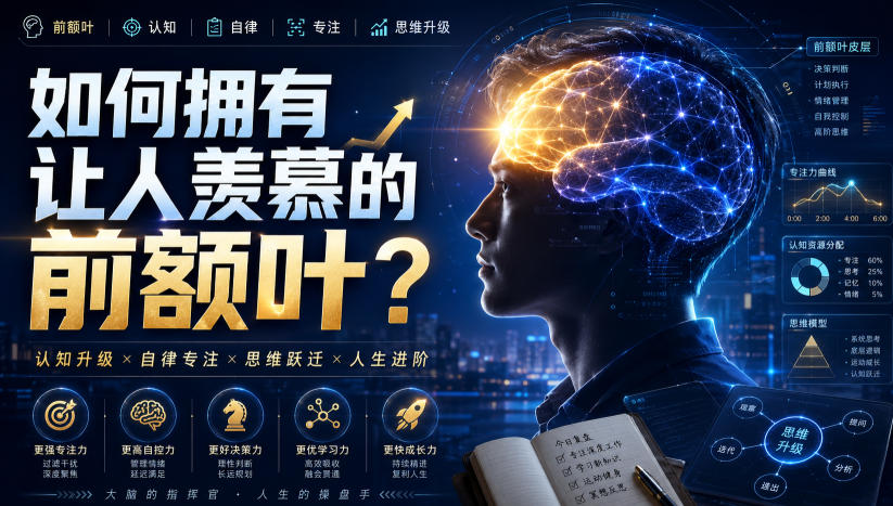 付费文：如何拥有让人羡慕的前额叶？-超级会员网