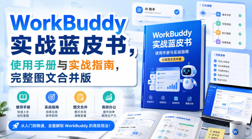 WorkBuddy实战蓝皮书，使用手册与实战指南，完整图文合并版-超级会员网