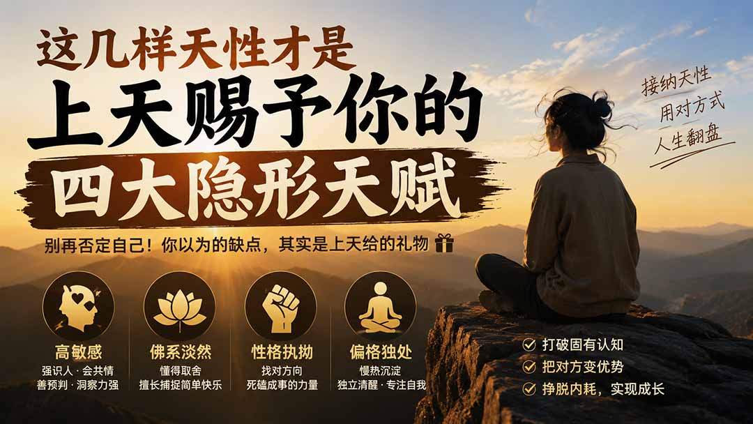 付费文章：这几样天性才是上天赐予你的四大隐形天赋-超级会员网