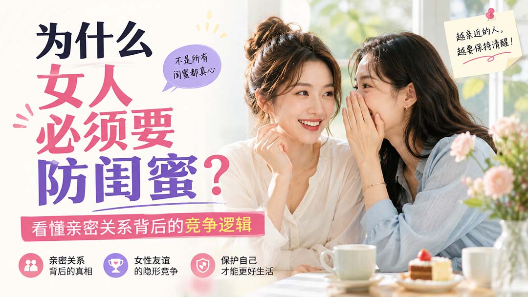 付费文章：为什么女人必须要防闺蜜？看懂亲密关系背后的竞争逻辑-超级会员网