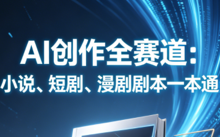 AI创作全赛道：小说、短剧、漫剧剧本一本通(更新7月)-超级会员网