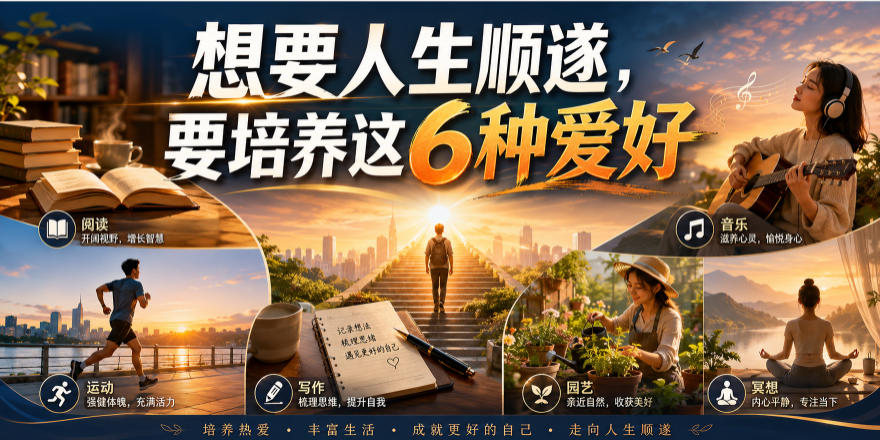 公众号付费文章：想要人生顺遂，要培养这6种爱好-超级会员网