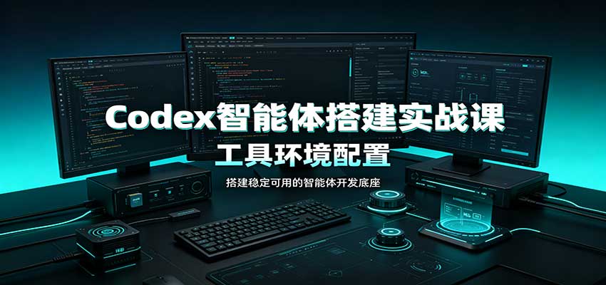 Codex智能体搭建实战课：工具环境配置，自定义技能开发，多业务自动化教学-超级会员网