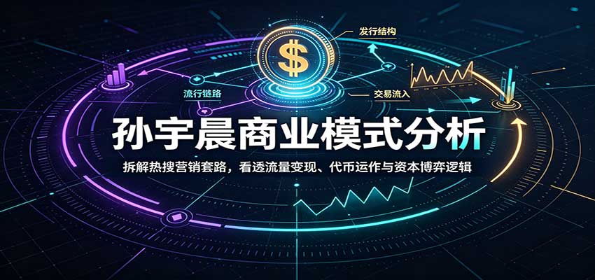孙宇晨商业模式分析:拆解热搜营销套路,看透流量变现、代币运作与资本博弈逻辑-超级会员网