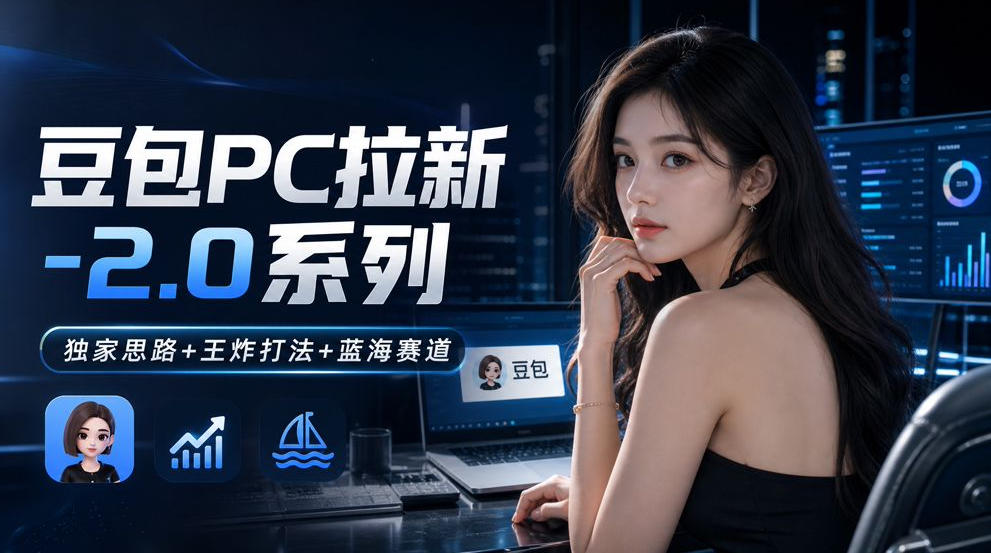 豆包PC拉新2.0系列-独家思路+王炸打法+蓝海赛道-超级会员网