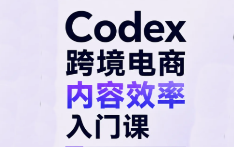 Codex跨境电商内容效率入门课-超级会员网