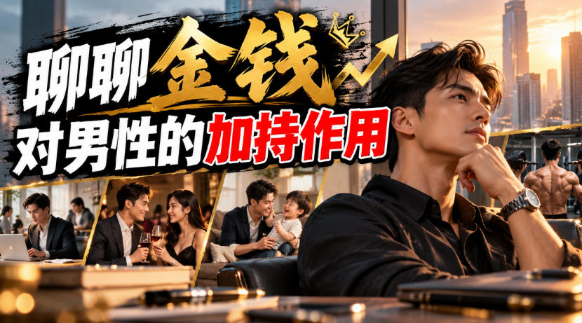 某公众号付费文章：聊聊金钱对男性的加持作用-超级会员网