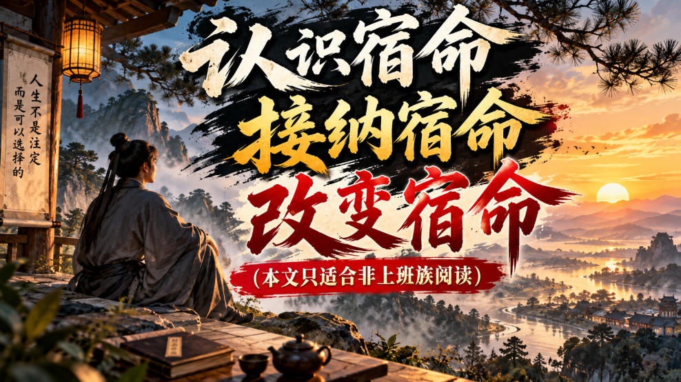 某公众号付费文章：认识宿命，接纳宿命，改变宿命(本文只适合非上班族阅读)-超级会员网