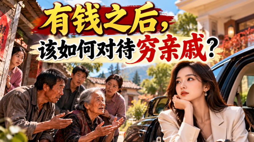 某公众号付费文章：有钱之后，该如何对待穷亲戚？-超级会员网