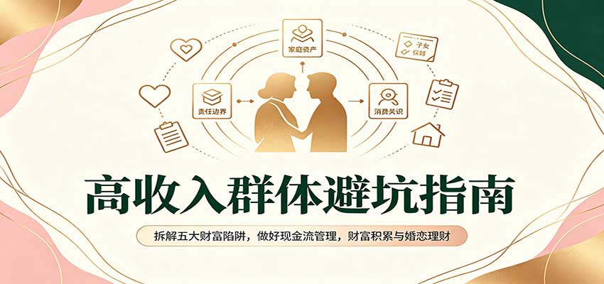 高收入群体避坑指南：拆解五大财富陷阱，做好现金流管理，财富积累与婚恋理财-超级会员网