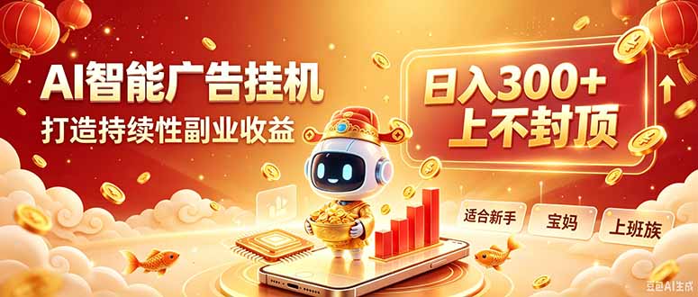 告别手动干活！AI自动化，解锁线上被动收益-超级会员网