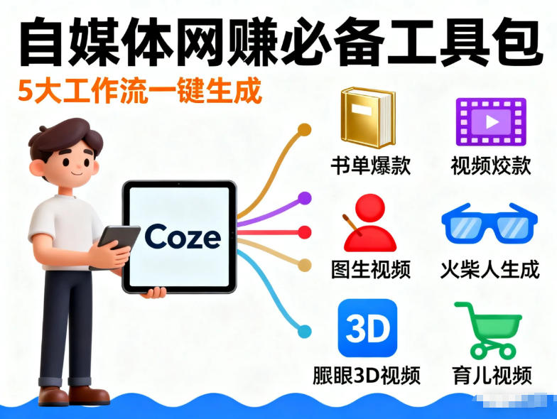 Coze工作流合集，内容一共100份左右，内容丰富，可以提供工作效率-超级会员网
