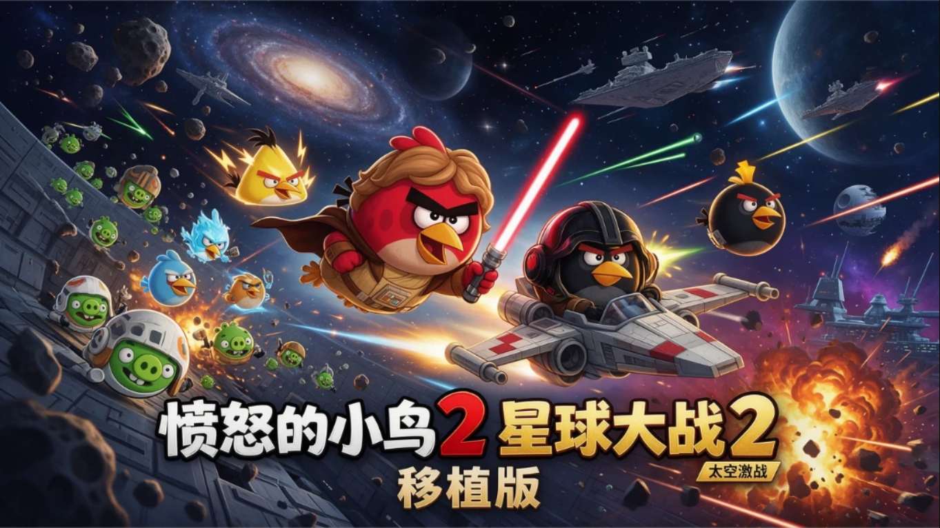 【移植游戏】愤怒的小鸟星球大战2 移植游戏-超级会员网