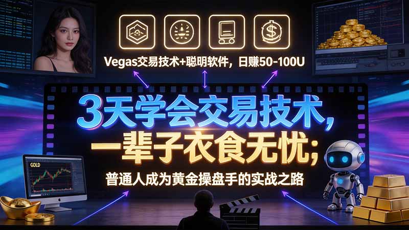 3 天学会 顺势而为交易系统，趋势看得懂、下单有依据：软件自动帮你盯盘，新手也能稳定复利-超级会员网