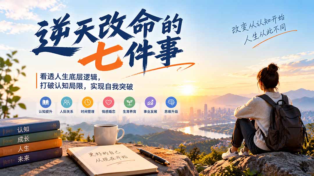 付费文章：逆天改命的七件事，看透人生底层逻辑，打破认知局限，实现自我突破-超级会员网
