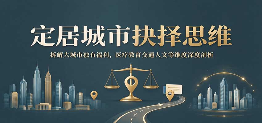定居城市抉择思维：拆解大城市独有福利，医疗教育交通人文等维度深度剖析-超级会员网