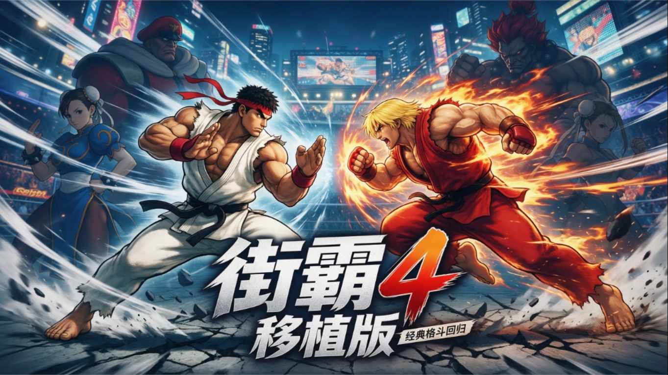 【移植游戏】终极街头霸王4【xbox360移植版】 移植游戏-超级会员网