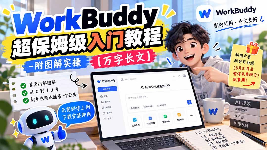 WorkBuddy 超保姆级入门教程-附图解实操 【万字长文】-超级会员网
