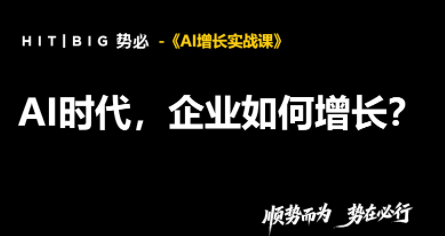 势必·AI增长实战课-超级会员网