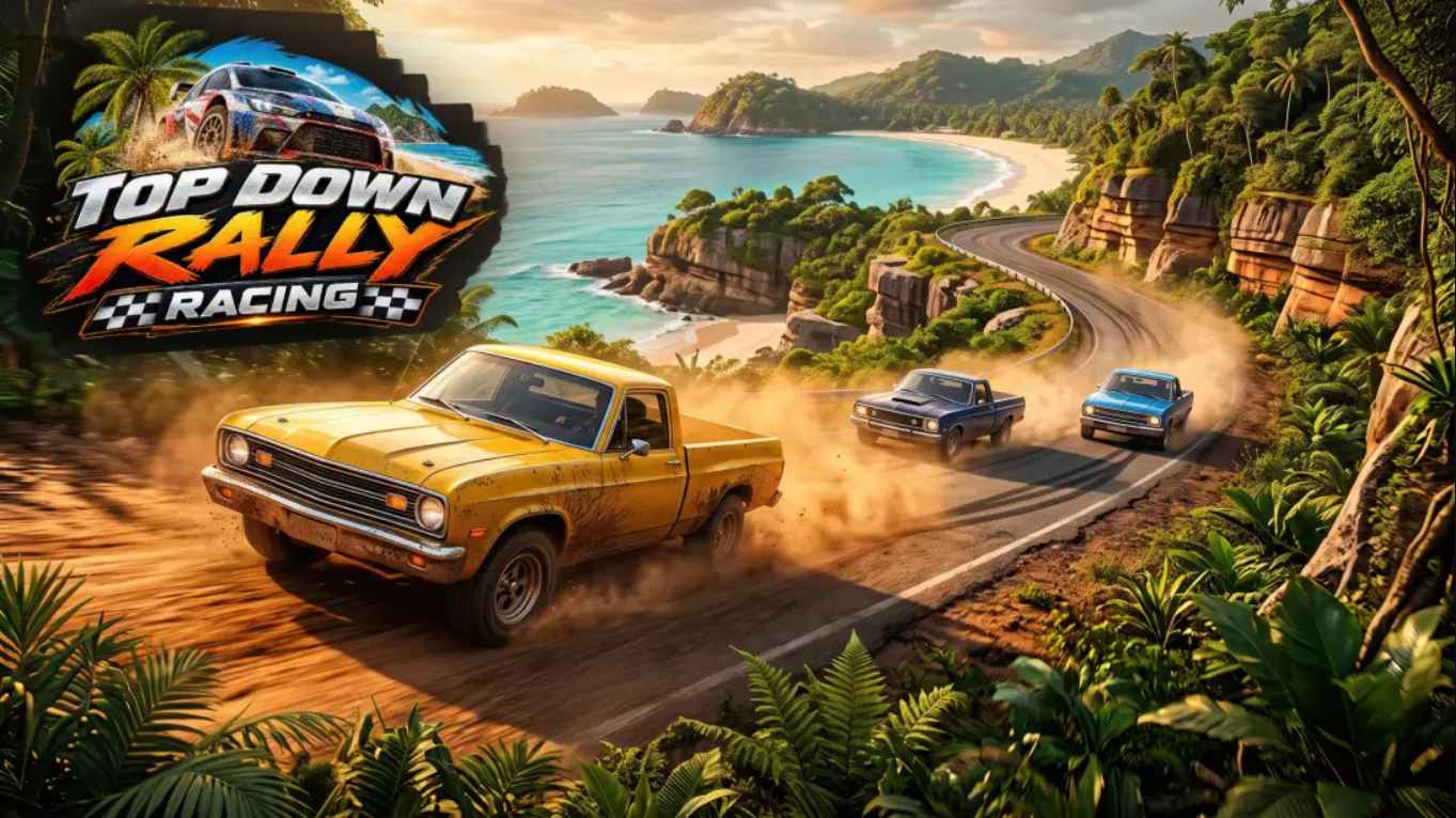 【美版】俯视拉力赛车 Top Down Rally Racing 英语-超级会员网
