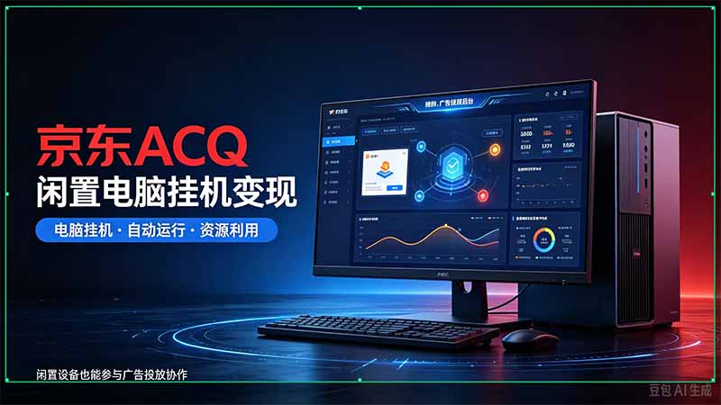 京东ACQ是什么？闲置电脑挂机采集项目拆解-超级会员网