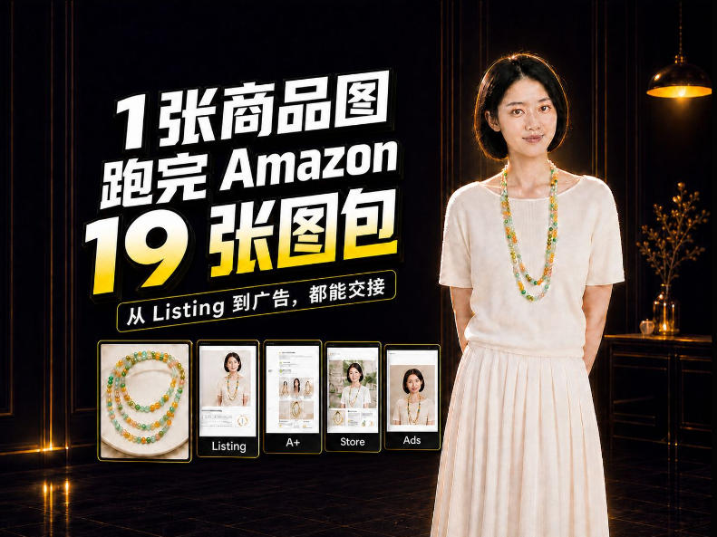 一张商品图，怎么做成Amazon 19张完整图包？我把整个流程跑了一遍-超级会员网