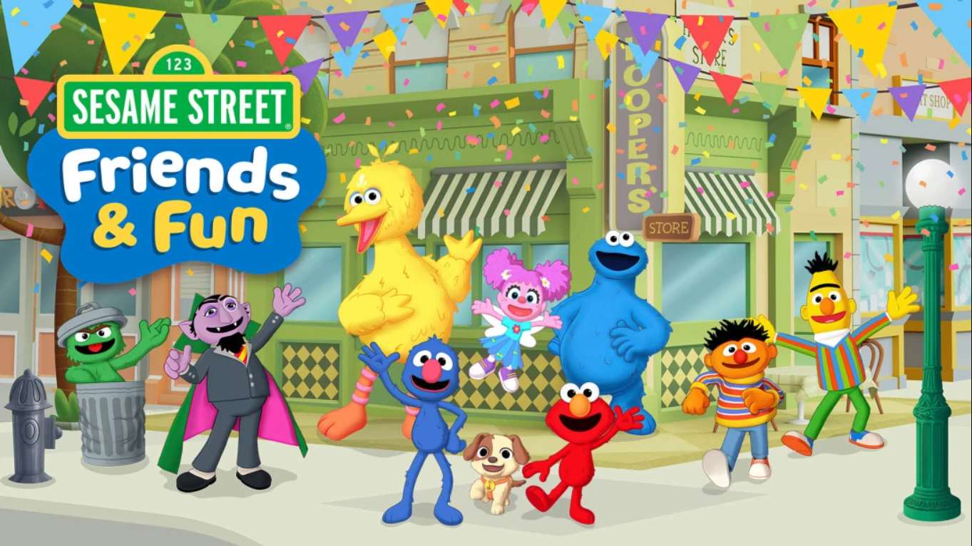 【美版】芝麻街：朋友与欢乐 Sesame Street: Friends & Fun 中文-超级会员网