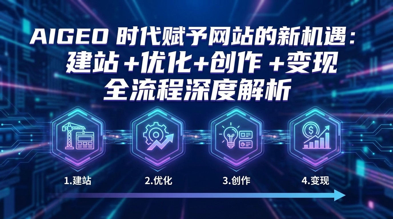 AIGEO+时代赋予网站的新机遇：建站+优化+创作+变现+全流程深度解析-超级会员网